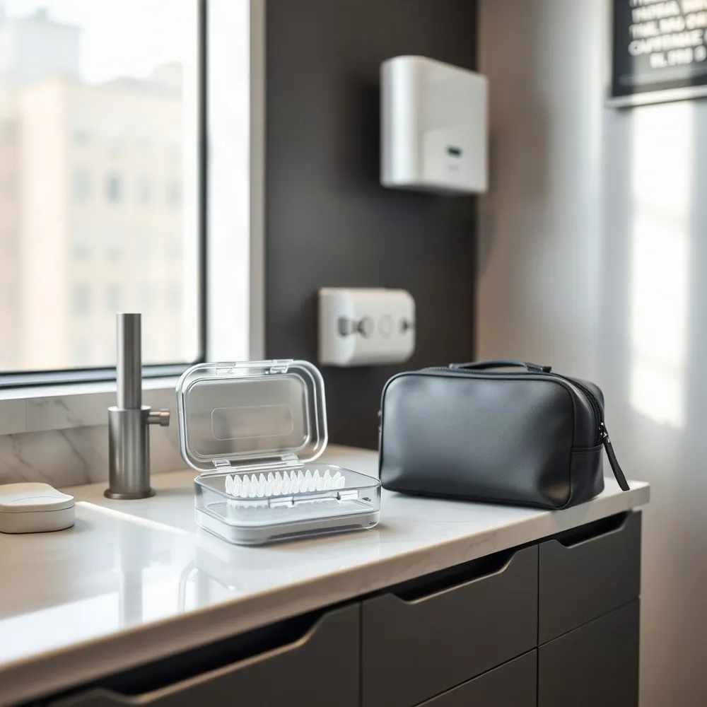Keeping Clear Aligners Clean While Traveling